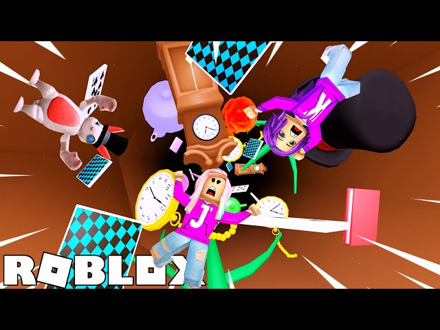 Roblox - MINEGIRLS NO PAÍS DAS MARAVILHAS (Wonderland Obby) 