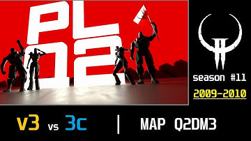 Quake2 TDM |  PLQ2 #11 - v3 vs 3c - q2dm3