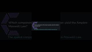 Which components of the tensor equation yield the Ampère Maxwell Law