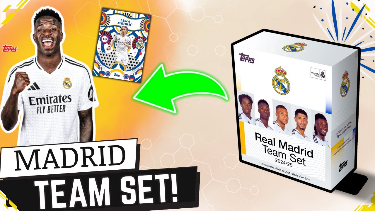 新品 Topps Real Madrid 24 25チームセットレアルマドリー① サッカー