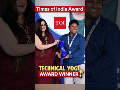 Times of India Award 🏆 | Big Achievement 😍