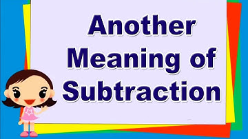 Another Meaning of Subtraction (Part 1) | 2nd Std | Mathematics | English Medium | Home Revise