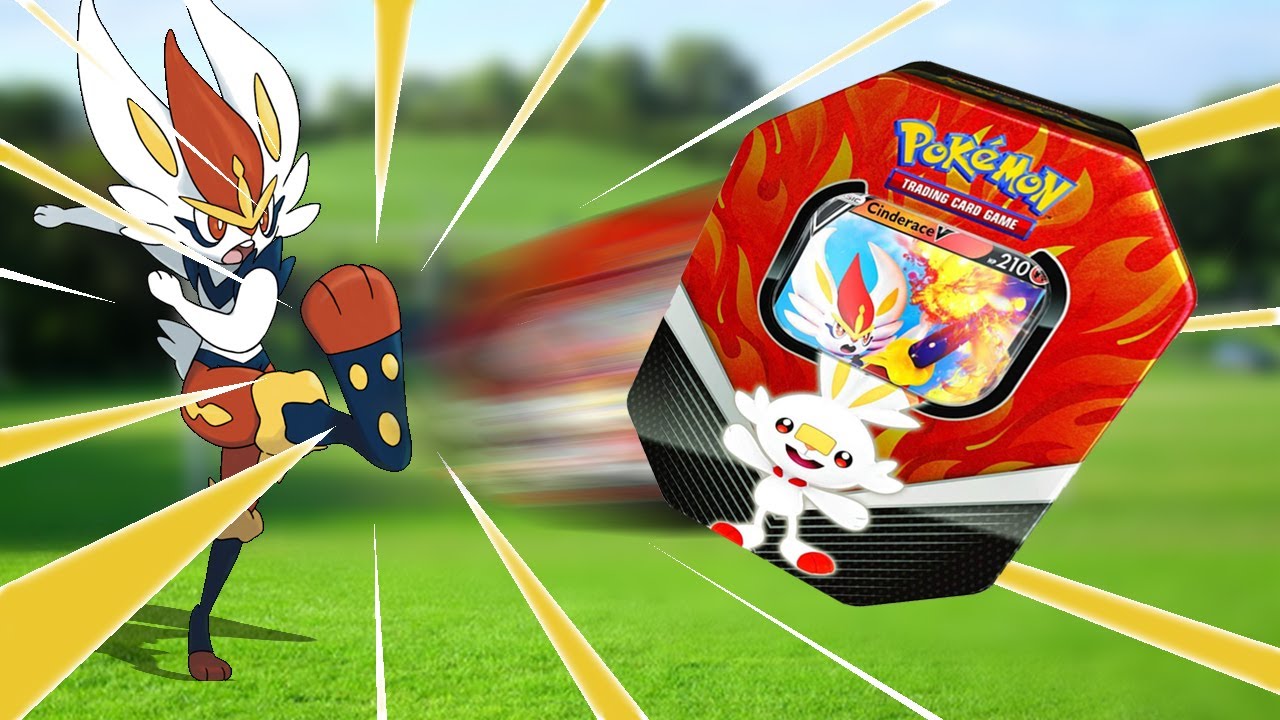 Opening a Galar Partners Cinderace V Tin!
