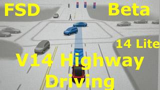 Tesla FSD V14 Lite - Highway Test In Light Rain