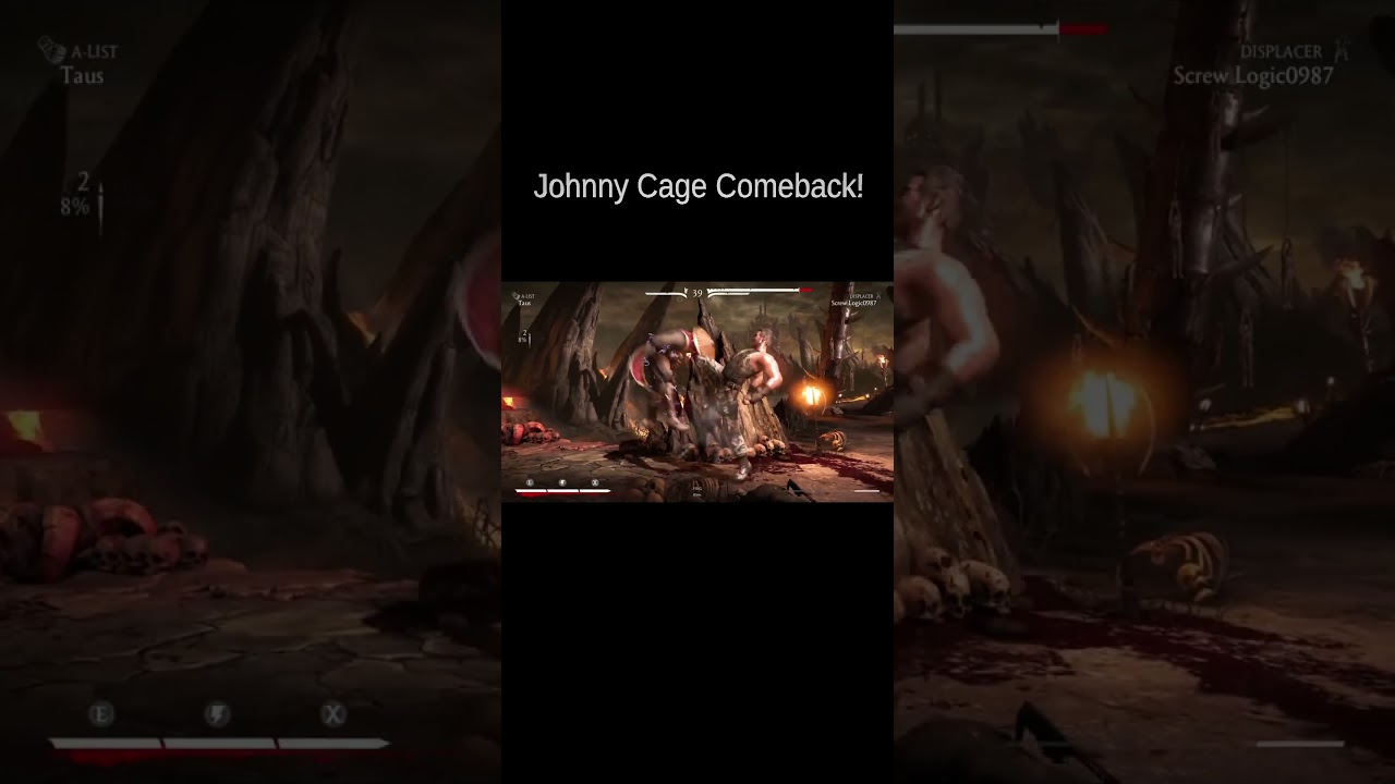 MKX | Johnny Cage 1% Comeback | A-List 