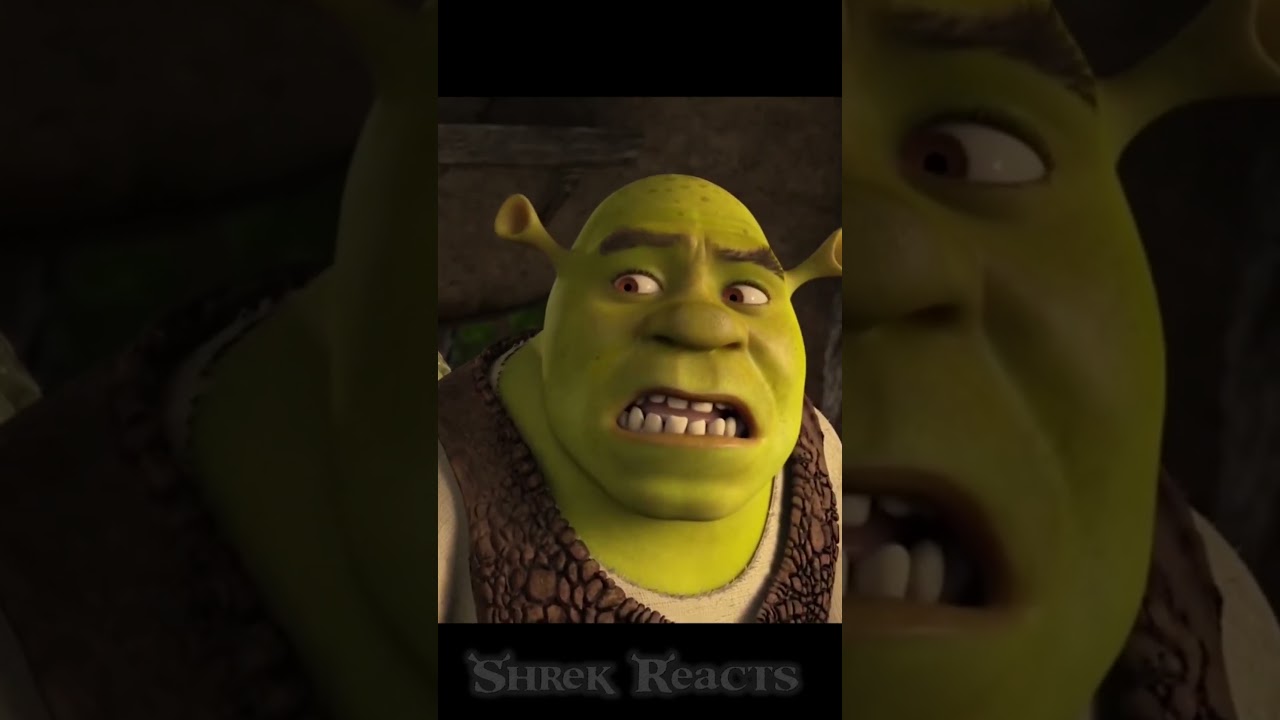 Shrek reacts to his weird fan art 