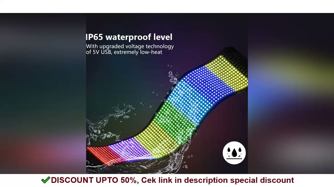 Demon Eyes Car LED Logo APP LED Matrix Pixel Panel Night Light DIY Programmable Flexible LED