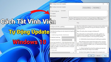 Cách Tắt Bật Windows Update Windows 10 Vĩnh Viễn
