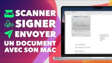 Scanner, signer et envoyer un document PDF par e-mail sur Mac