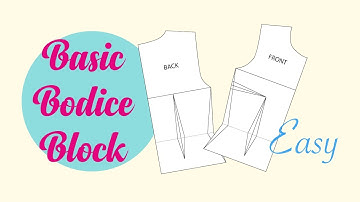 Basic Bodice Patterns to make any top garment and dresses