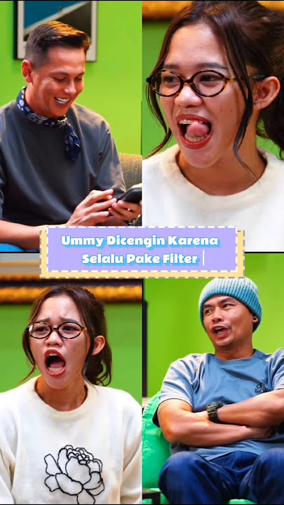 ummi dicengin karena selalu pake filter difoto nya #ummiquary #wendicagur #andikapratama