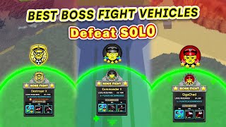 Best Vehicles For Boss Fights | Solo Gigachad, Commander X, Destroyer X | Military Tycoon Roblox screenshot 1