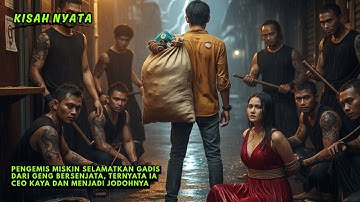 Pengemis Miskin Selamatkan Gadis Di Bar Dari Geng, Ternyata Ia CEO Kaya dan Menjadi Jodohnya