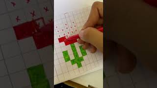 Pixel art Rose 🌹#pixelart #pinterestinspo #aesthetic #drawing #tutorial #akhiyan #art #rose#decor