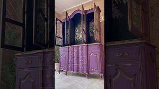 Gorgeous Cabinet Painted in Purple Emperor Color 💜 #kachafurniturepaint