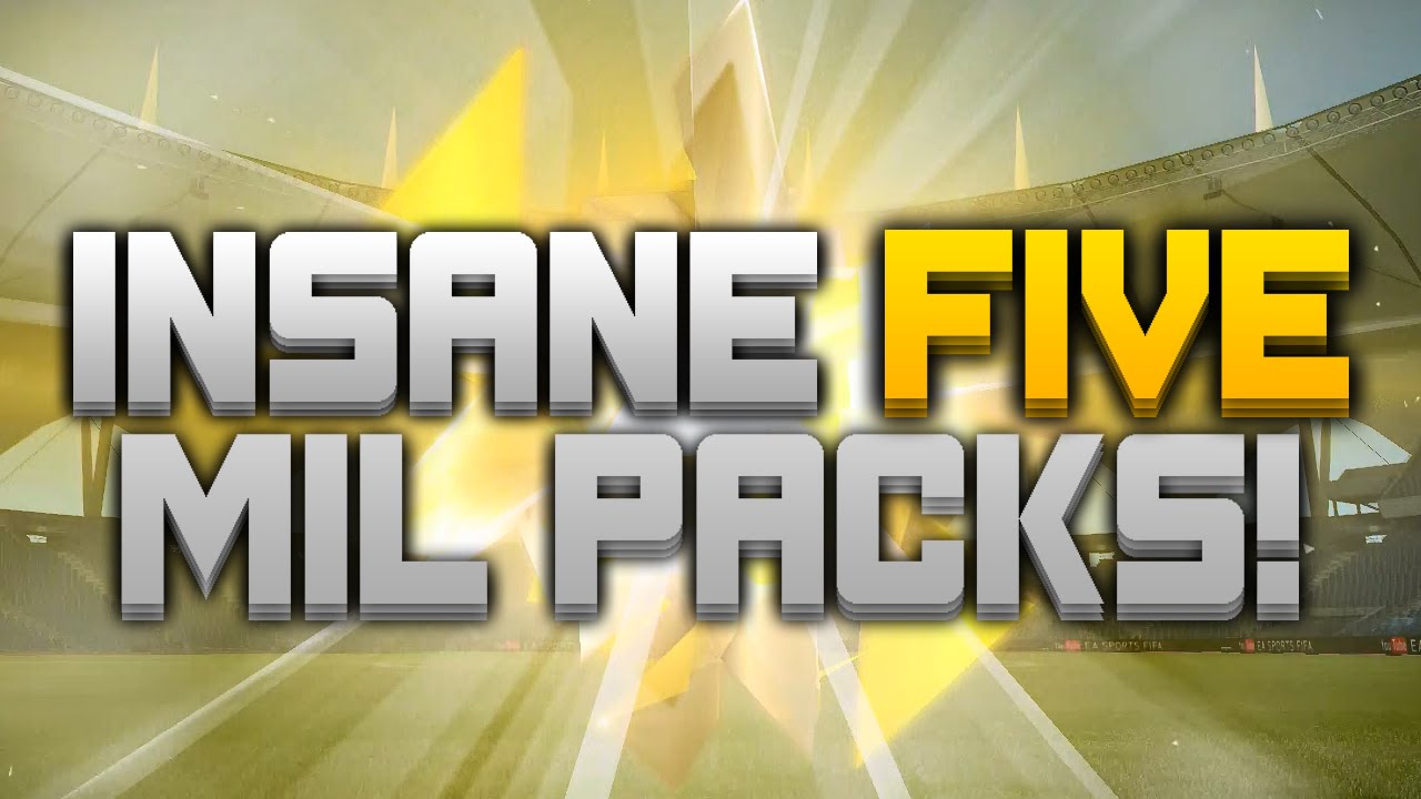 FIVE MILLION COIN PACKS?! FIFA 15 ONLINE PACK OPENING!