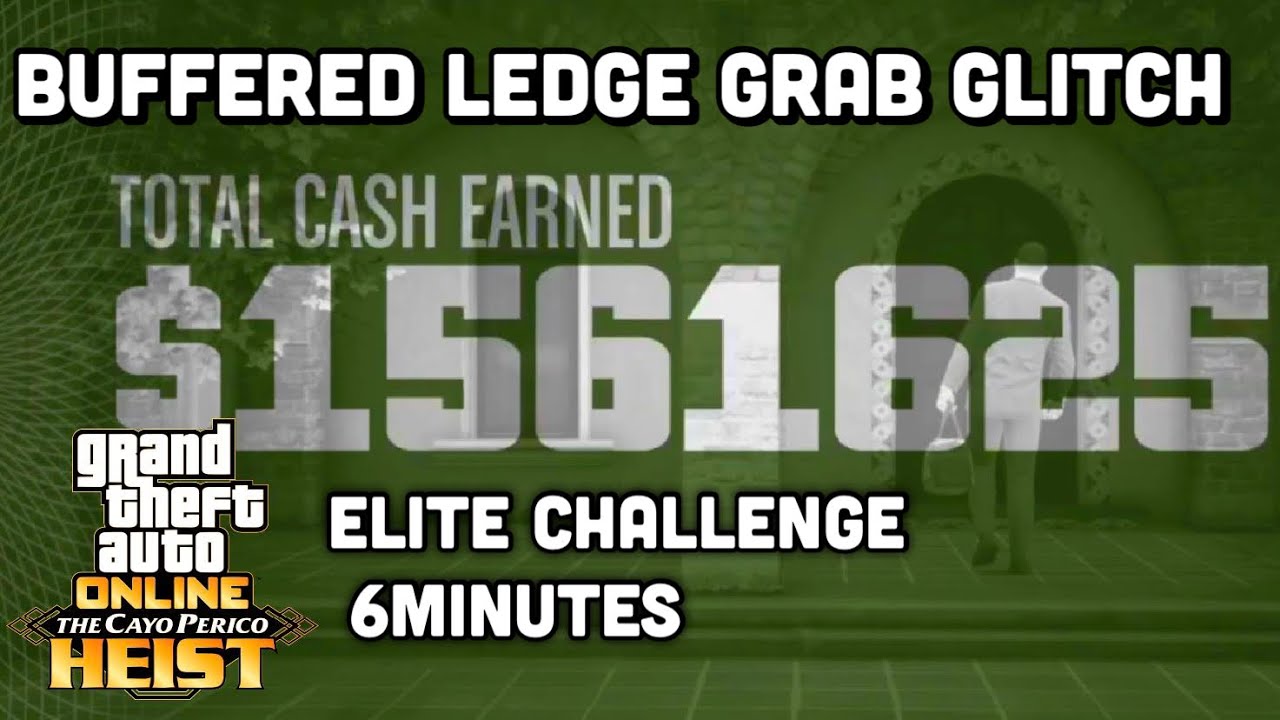GTA Online The Cayo Perico Heist Using The Buffered Ledge Grab To Get Gold Solo YouTube
