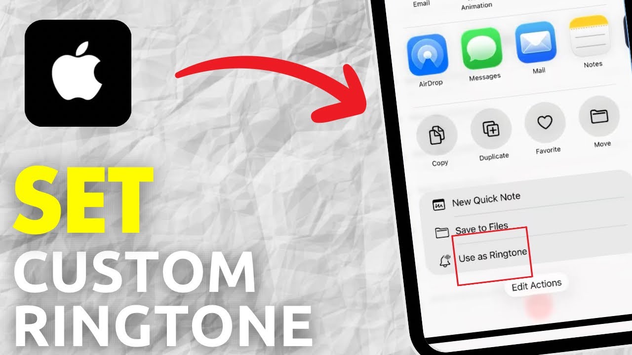 How To Set Custom Ringtone On iPhone - Full Guide - YouTube
