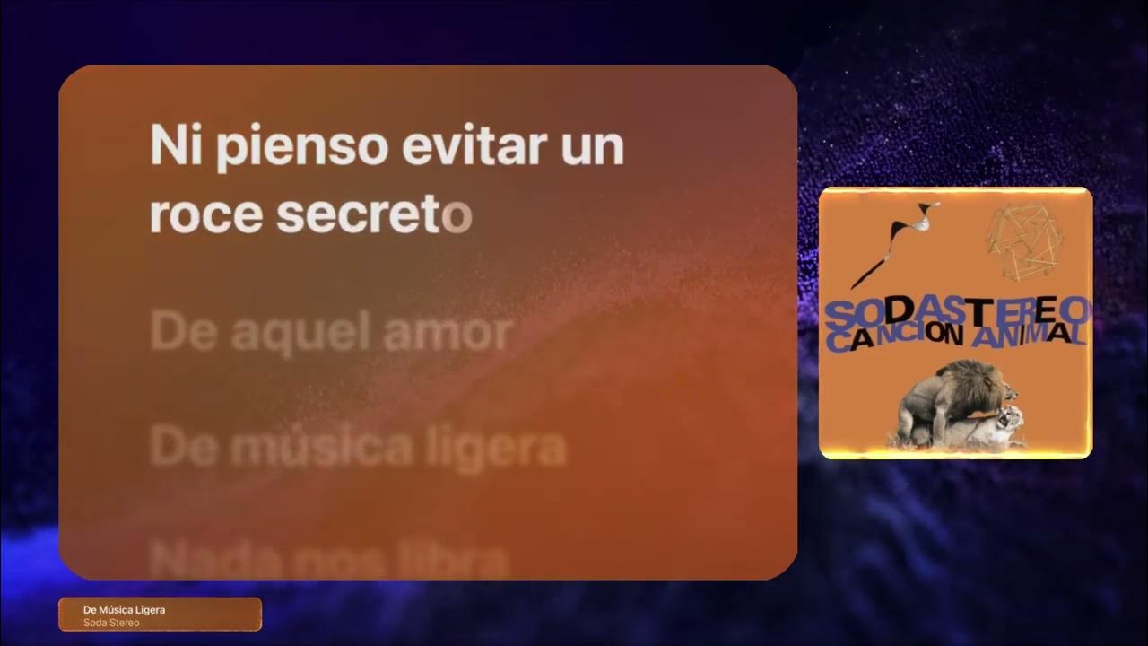 Soda Estéreo - De Música Ligera (Versión Karaoke) Soda Estéreo - De Música Ligera (Versión Karaoke)
