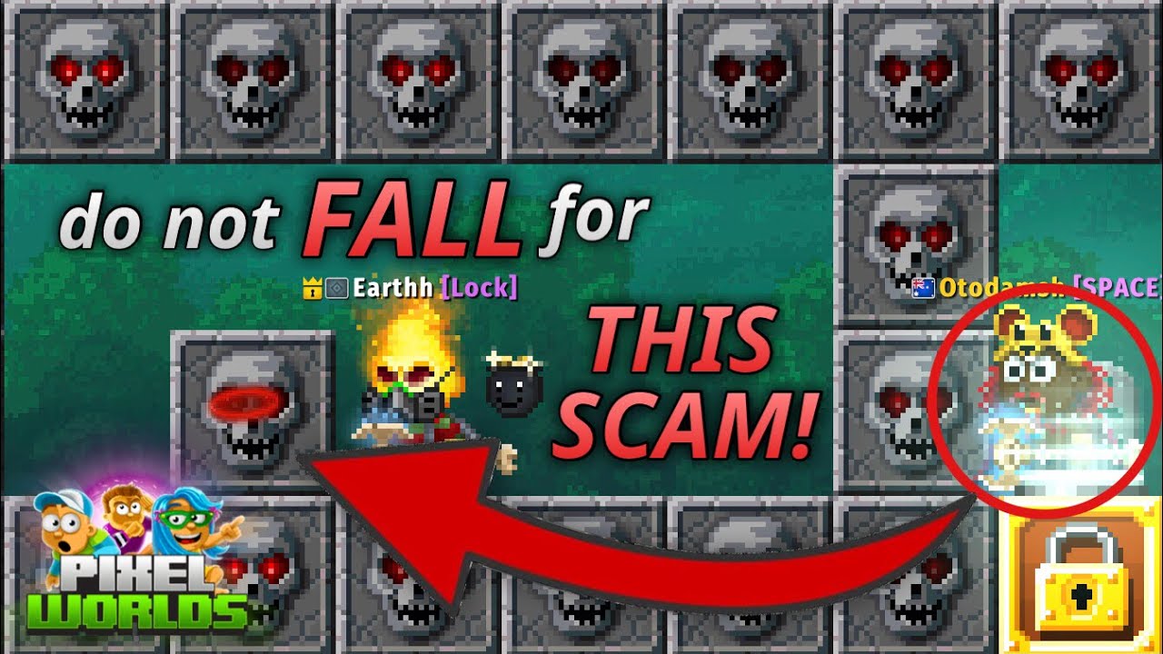 BE AWARE FOR THIS DANGEROUS SCAM! | Pixel Worlds