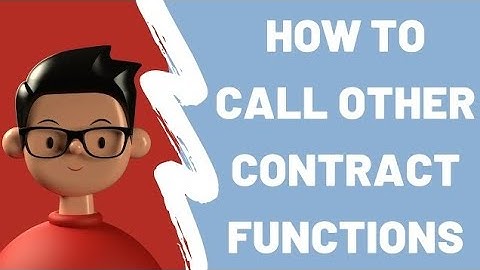 📌 How to Call Another Smart Contract in Solidity (EVM Tutorial).