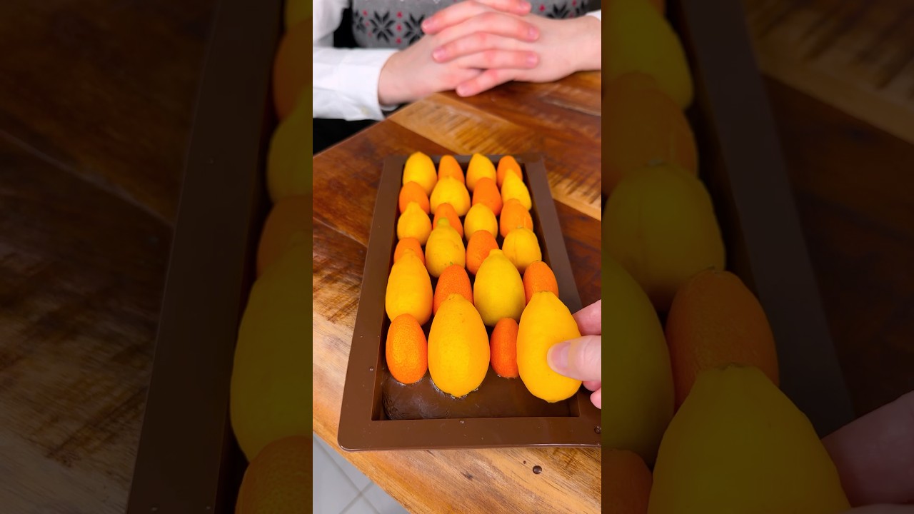 How to make the best LEMON SNACK CHOCOLATE for Grandpa?😎❤️🍋🍫| CHEFKOUDY