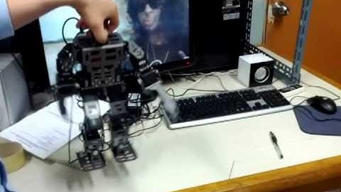 Bioloid GP5 Control With Kinect