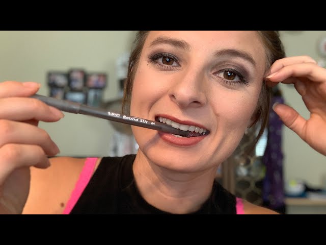 Purse Rifling and Pen Nibbling ASMR