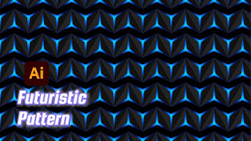 Create a 3D Futuristic Pattern in Adobe Illustrator | Glow Effect Tutorial