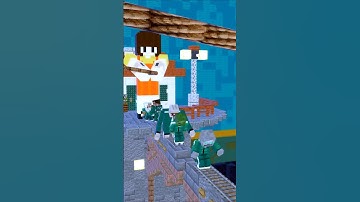 HELP Old Herobrine ESCAPE From Jump Rope Squid Game #minecraft #minecraftanimation #squidgame