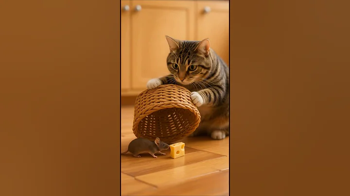 Video 11805111: cat mouse, cat meets, funny cat