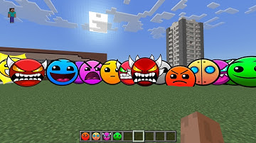 Lobotomy Nextbots | Geometry Dash Difficulty Faces | MCPE