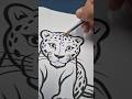 como desenhar onças #shorts #YouTube #desenho