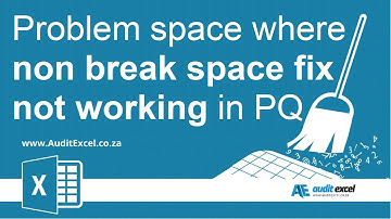 Non break space fix not working in PowerQuery