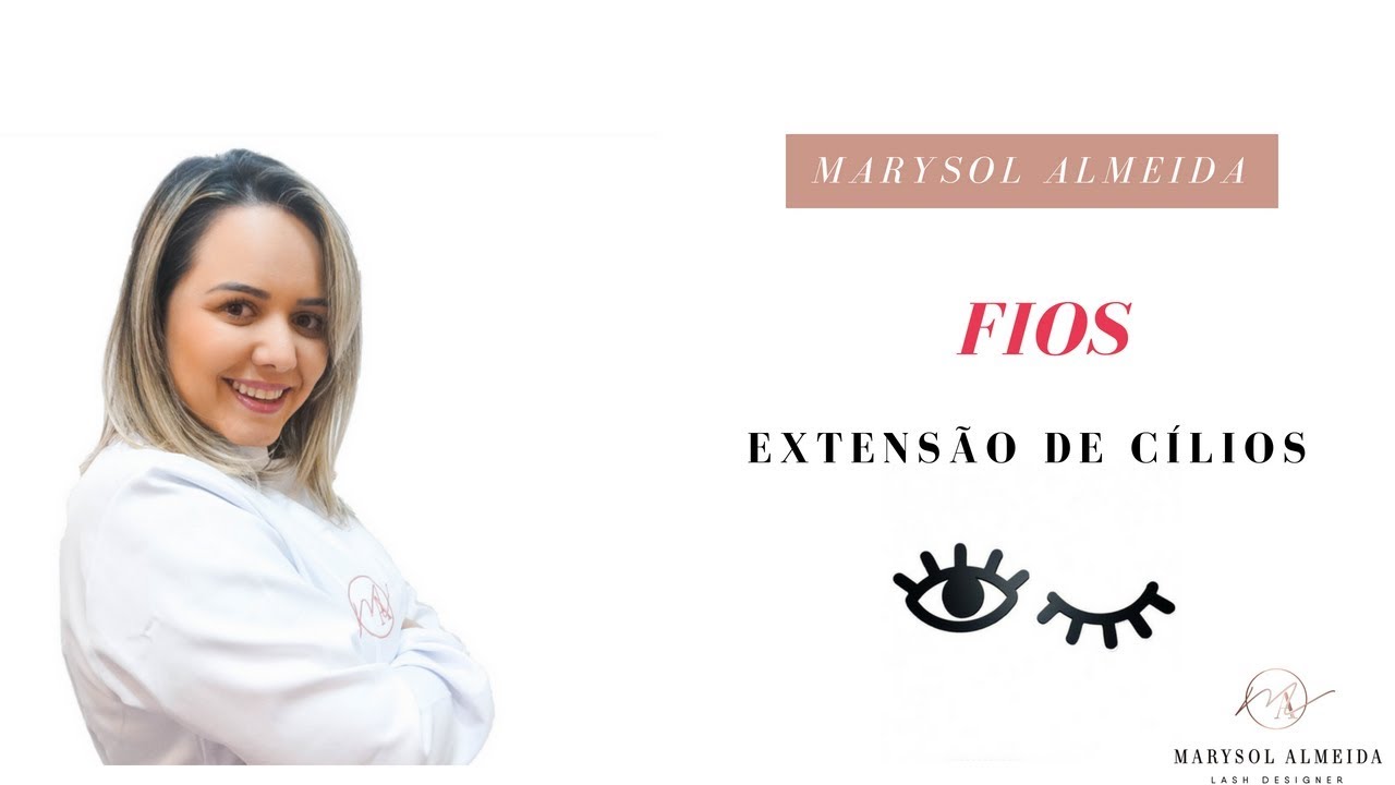 Fios que uso - Extensão de Cílios