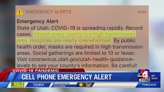 Emergency Covid Cell Phone Alert
