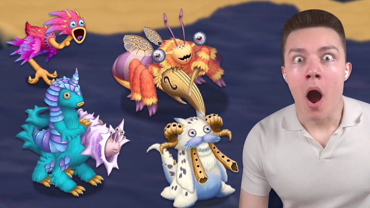 ОСТРОВ СТРАННИКА ЗДЕСЬ! - DOF New Island и ВСЕ взрослые мифические персонажи (My Singing Monsters...