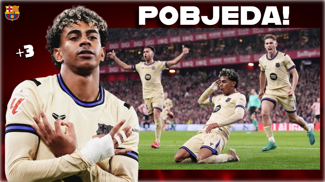 IGRA LOŠA ALI BODOVI SU BITNI! - Athletic Bilbao vs Barcelona 0-1 (La Liga)