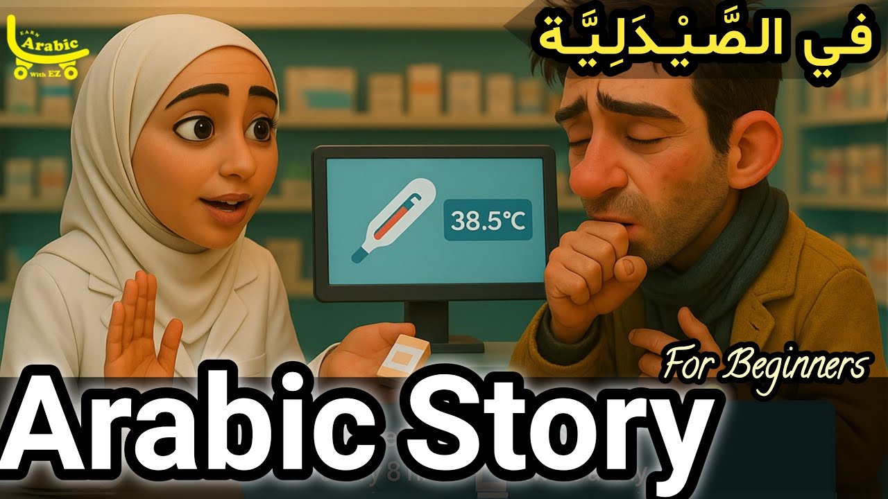 LEARN ARABIC Through Story (A1–B1) | At The Pharmacy_ فِي الصَّيْدَلِيَّة