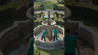 Fountain Restauration #timelapse #architecture #clean #design #cleaning #gardening #satisfying