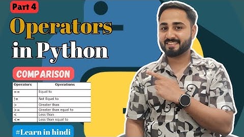 Mastering the Comparison Operator in Python: A Step-by-Step Guide.