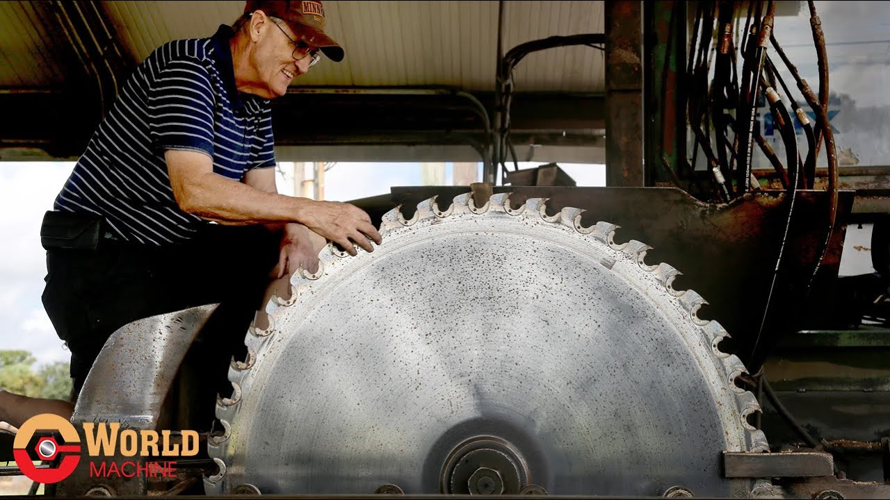 Extreme Fast Wood Sawmill Machines Incredible Biggest Chainsaw Machines