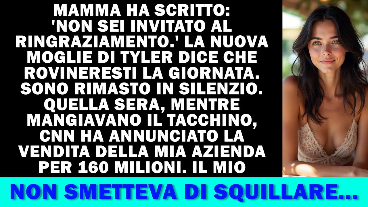 Mamma ha detto: 'Salta il Ringraziamento – La moglie di Tyler ti trova troppo povero.'