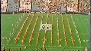 1988 UT Longhorn Band at OU Pregame Show