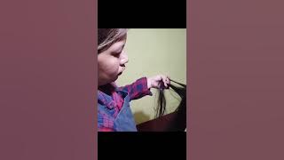 Indonesian women Long Hair to head shave.