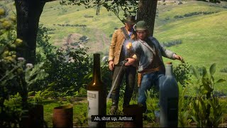 RDR 2 - Arthur takes Sean on a robbery