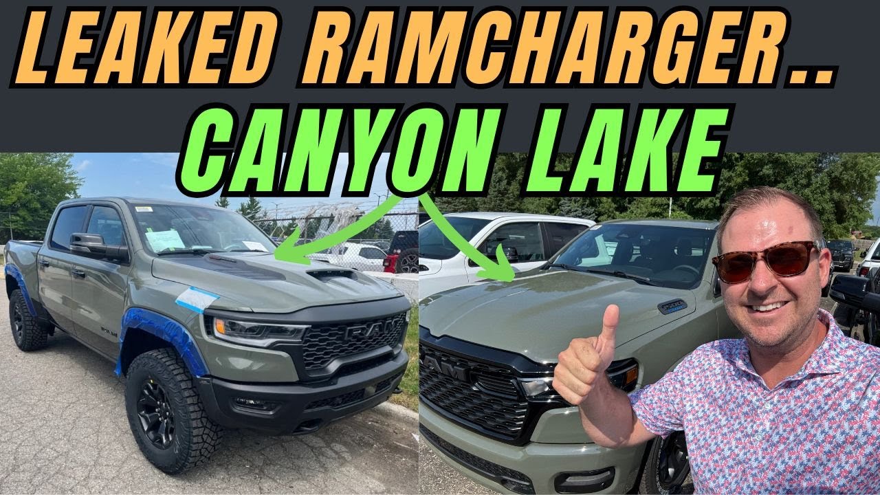2027 Ram 1500 RamCharger is going to happen! | Canyon lake color seen in person