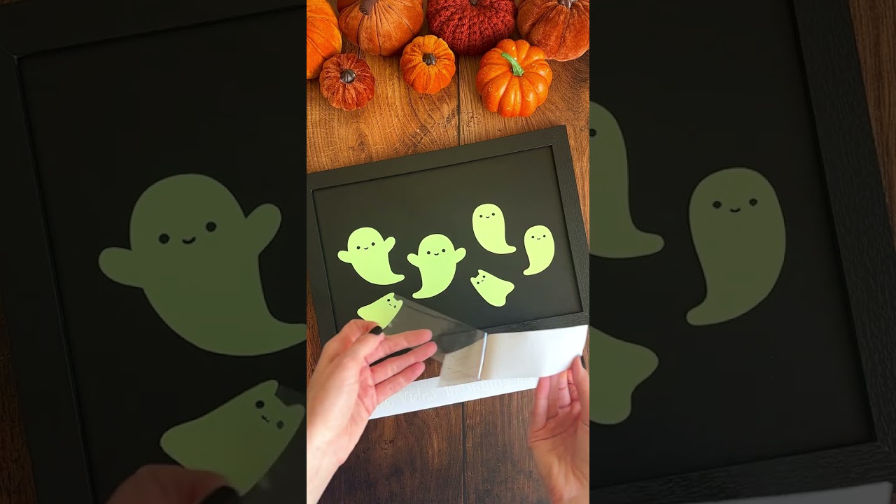 DIY Budget Poundland x Cricut Halloween Family Wall Art Under £5