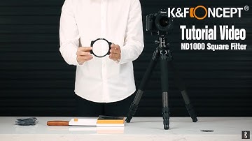 How to Install the K&F Concept ND1000 square filter? / Tutorial Video