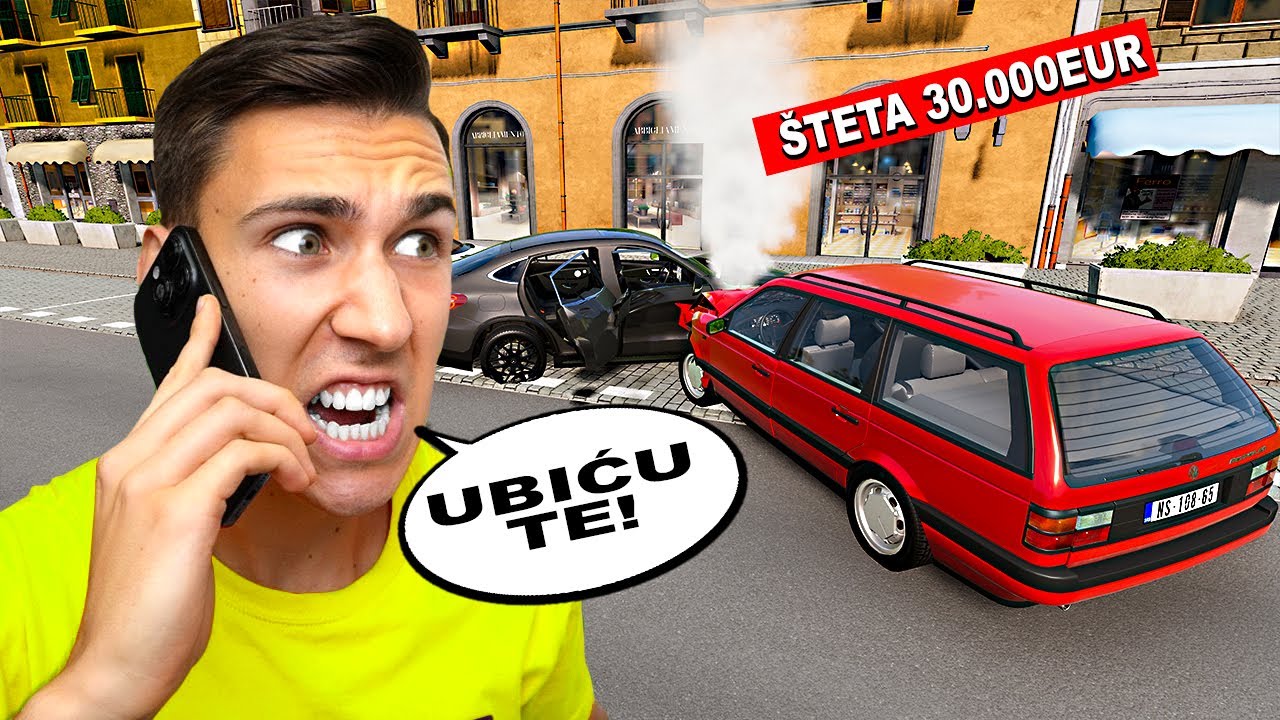 UDARIO DEXOVOG MERCEDESA DEDINIM PASATOM! *Šteta 30.000 eura*